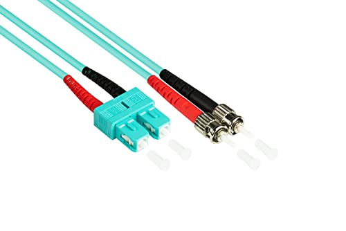 Patchkabel LWL Duplex OM3 (Multimode, 50/125) ST/SC, 10m, Good Connections® von Good Connections