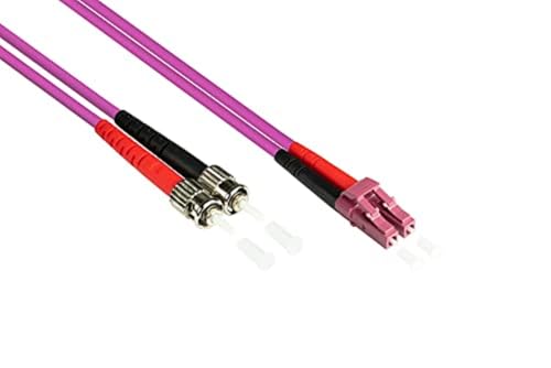 Patchkabel LWL Duplex OM4 (Multimode, 50/125) LC/ST, 0,5m, Good Connections® von Good Connections