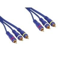 Premium Video-Audio-Verbindung 3 x Cinch St / St. Länge: 5m, Good Connections® von Good Connections