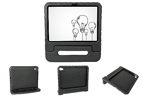 iPad 10,9" (10. Gen.) Tablet-Schutzhülle mit Kickstand und Stift-/Pencilhalter - robust und stossfest - ideal für Kinder, Schule und Unterricht - schwarz von Good Connections