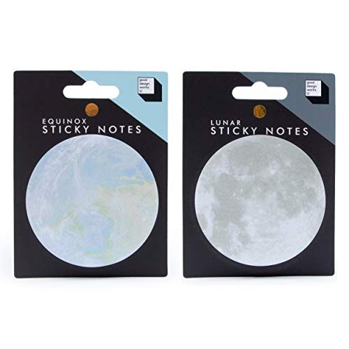 Good Design Works Planet Haftnotizen | erhältlich in vier Designs | Planet und Mond | Neuheit Papier Sticky Pads | Bürobedarf | Notizpapier Good Design Works Planet Haftnotizen | erhältlich in vier Designs | Planet und Mond | Neuheit Papier Sticky Pads | Bürobedarf | Notizpapier von Good Design Works