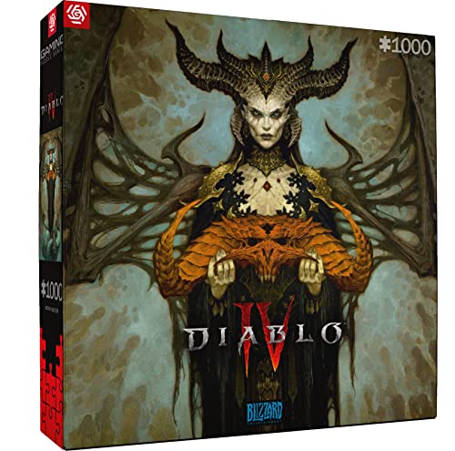 Good Loot Gaming : Diablo IV Lilith - 1000 Teile Puzzle - Spielepuzzle - Leinwandeffekt - Für Videospielfans - Gamerpuzzle - Für Erwachsene und Kinder 12+ - 68,3 x 48 cm von Good Loot