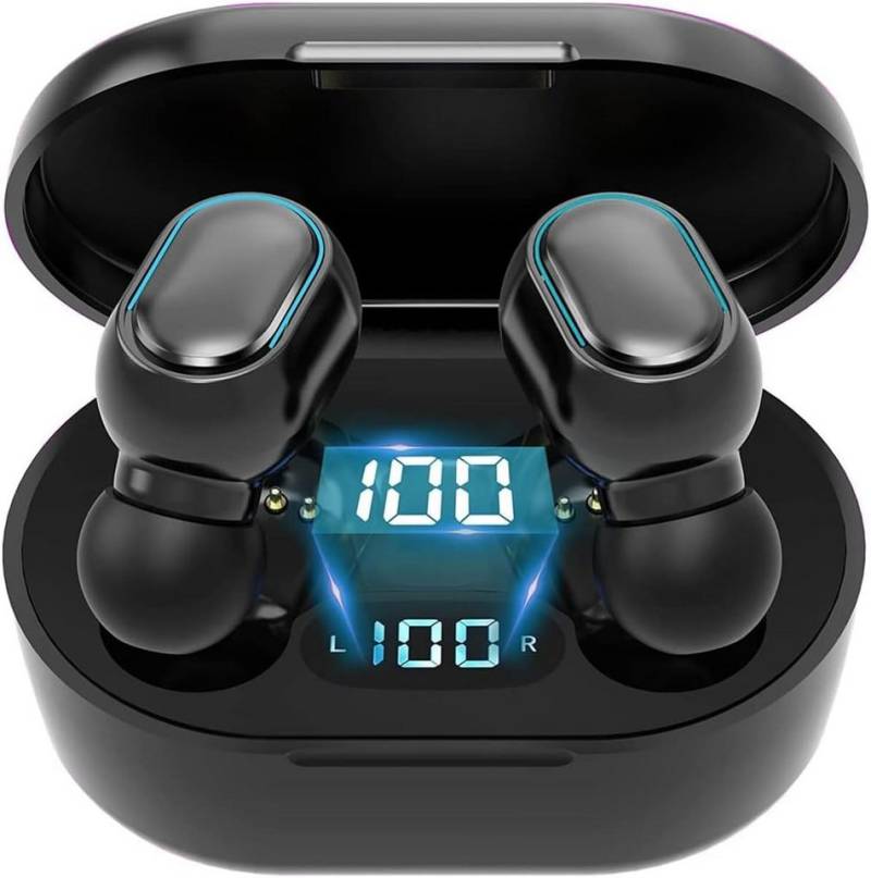 Good Times Kabellose Bluetooth Kopfhörer wasserdicht ELEK-13 Bluetooth-Kopfhörer (In Ear Kopfhörer HiFi Stereo Kopfhörer, Lange Spielzeit Sportkopfhörer Geräuschreduzierung) von Good Times