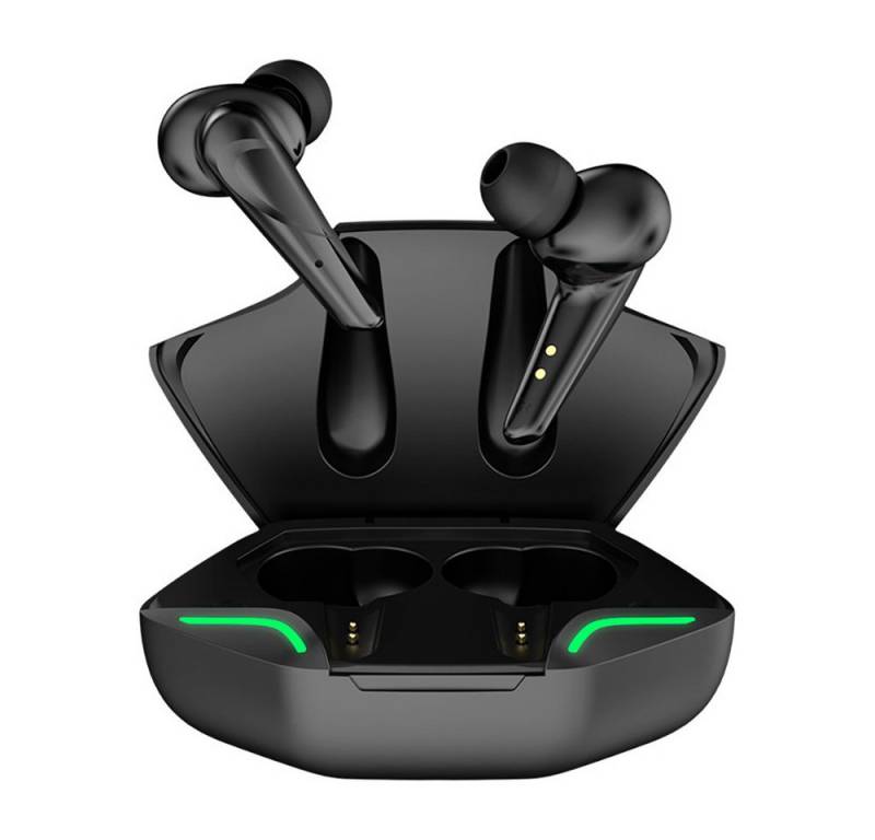 Good Times Kabellose Gaming Bluetooth Kopfhörer wasserdicht ELEK-11 Bluetooth-Kopfhörer (In Ear Kopfhörer HiFi Stereo Kopfhörer, Lange Spielzeit Sportkopfhörer Geräuschreduzierung) von Good Times