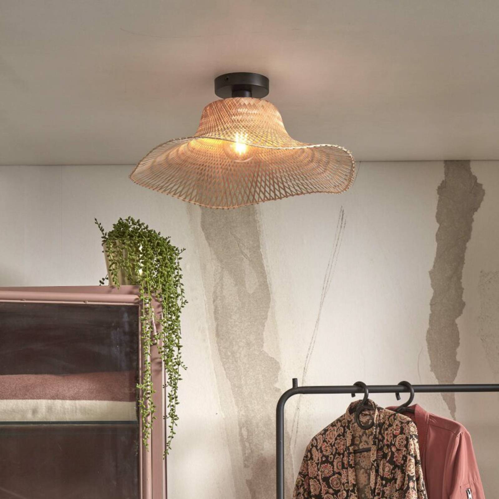 GOOD & MOJO Ibiza Deckenlampe Ø 50cm natur GOOD & MOJO Ibiza Deckenlampe Ø 50cm natur von Good & Mojo