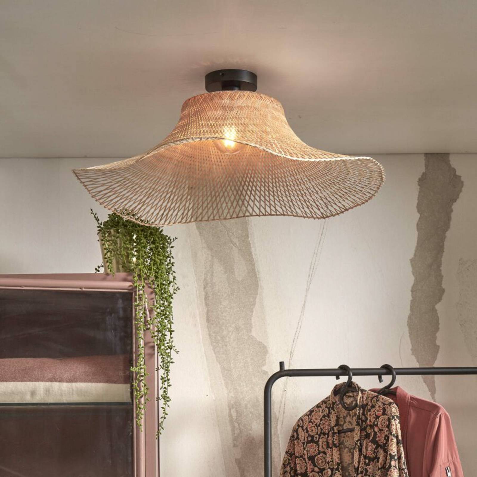 GOOD & MOJO Ibiza Deckenlampe Ø 65cm natur GOOD & MOJO Ibiza Deckenlampe Ø 65cm natur von Good & Mojo