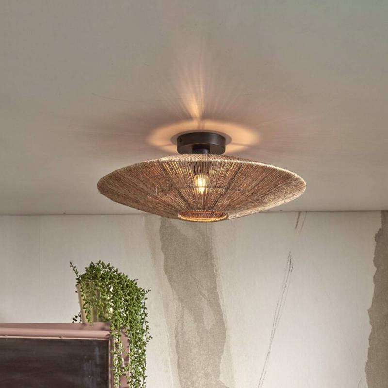 GOOD & MOJO Deckenlampe Iguazu, natur, Ø 55 cm von Good & Mojo