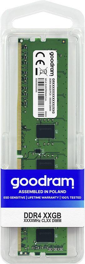GoodRam - DDR4 - Modul - 16 GB - DIMM 288-PIN - 3200 MHz / PC4-25600 - CL22 - 1.2 V - ungepuffert - non-ECC (GR3200D464L22/16G) von GoodRam