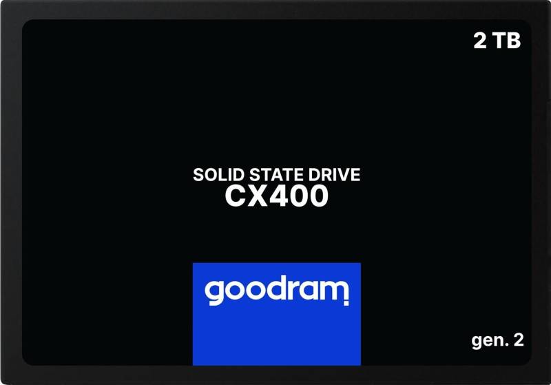 Goodram CX400 SSDPR-CX400-02T-G2 Internes Solid State Drive 2.5 2,05 TB Serial ATA III 3D NAND (SSDPR-CX400-02T-G2) von GoodRam