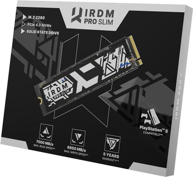 Goodram IRP-SSDPR-P44S-1K0-80 Internes Solid State Drive M.2 1 TB PCI Express 4.0 3D TLC NAND NVMe (IRP-SSDPR-P44S-1K0-80) von GoodRam
