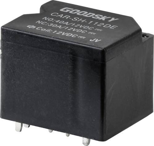 GoodSky CAR-SH-112DE Kfz-Relais 12 V/DC 40A 1 Wechsler Tray von GoodSky