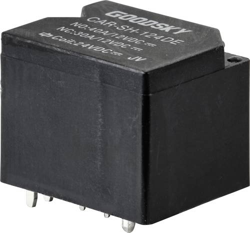 GoodSky CAR-SH-124DE Kfz-Relais 24 V/DC 40A 1 Wechsler Tray von GoodSky