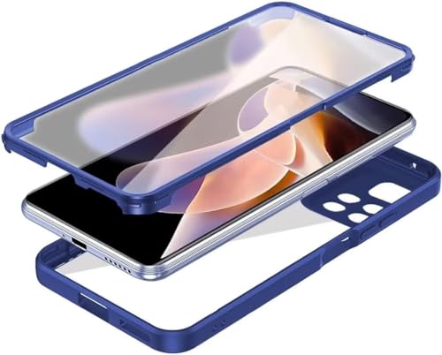 GoodcAcy Für Xiaomi 14 Ultra Hülle, Xiaomi 14 Ultra Hülle,360°Rundumschutz Robust Case Stoßfest Handyhülle Mit Eingebautem Displayschutz, Schutzhülle für Xiaomi 14 Ultra Blau von GoodcAcy