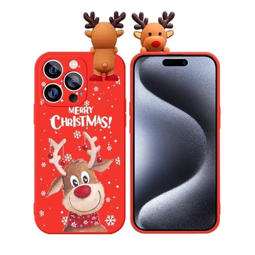 GoodcAcy Weihnachten Hülle für 16 Pro Max iPhone mit 2 Stück Schutzfolie, für 16 Pro Max iPhone Hülle, Ganzkörper Handyhülle mit Seidig-Weicher Berühren, Stoßfest Schutzhülle, Muster #18 GoodcAcy Weihnachten Hülle für 16 Pro Max iPhone mit 2 Stück Schutzfolie, für 16 Pro Max iPhone Hülle, Ganzkörper Handyhülle mit Seidig-Weicher Berühren, Stoßfest Schutzhülle, Muster #18 von GoodcAcy