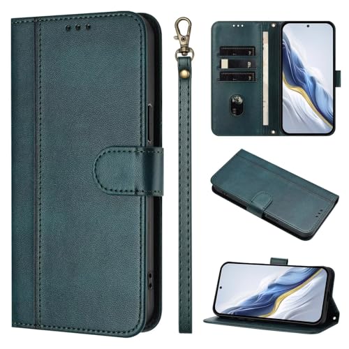 Handyhülle für iPhone 13 Pro Max Hülle Leder mit Schutzfolie, PU Leder Flip Schutzhülle für iPhone 13 Pro Max Case Klappbar Ständer Kartenfach Wallet Klapphülle,Grün Handyhülle für iPhone 13 Pro Max Hülle Leder mit Schutzfolie, PU Leder Flip Schutzhülle für iPhone 13 Pro Max Case Klappbar Ständer Kartenfach Wallet Klapphülle,Grün von GoodcAcy