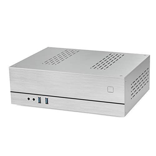 Goodisory A02 0,3 cm Mini-ITX Aluminium Desktop Computer Chassis HTPC Chassis (Silber) von Goodisory