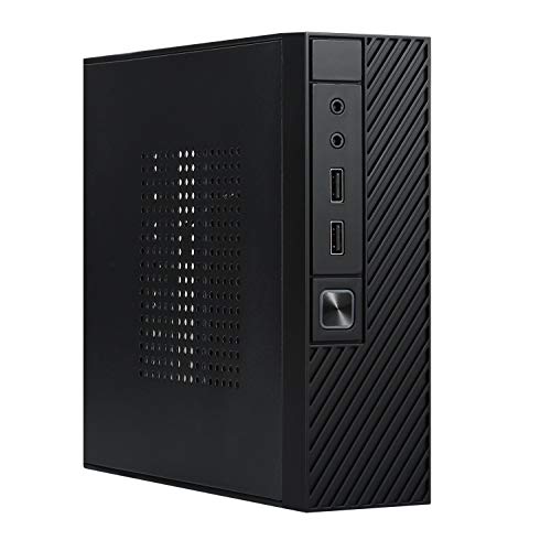 Goodisory M06 SPCC 0,6 mm Mini ITX Schwarz Desktop-Computergehäuse 2,5 Zoll Laufwerksschacht mit VESA-Rack von Goodisory
