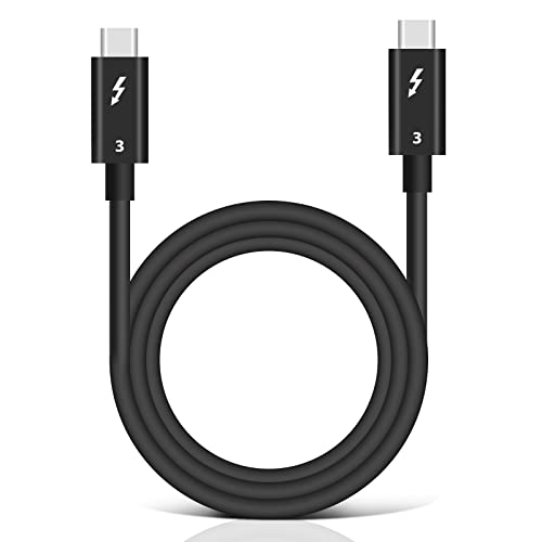 Goodlink Thunderbolt 3 kompatibles USB-C Kabel, 1,5m, 100W Laden, 40Gbps, 4K 60Hz Bild/Video für Apple und mehr von Goodlink