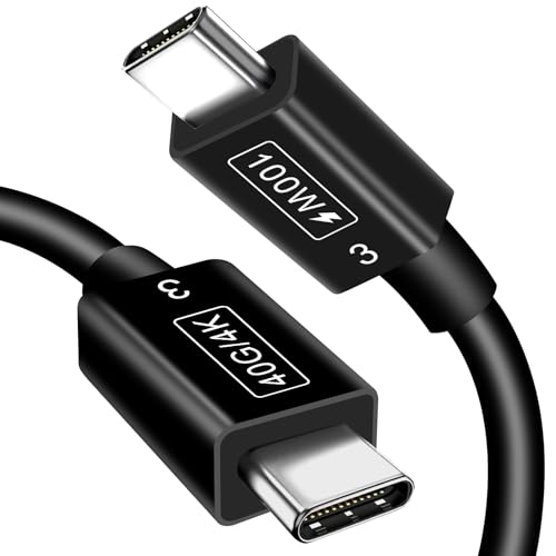 Goodlink USB C Kabel 3 Meter - 100W Schnellladen, 40Gbps, 4K Video, kompatibel mit Thunderbolt 3 von Goodlink