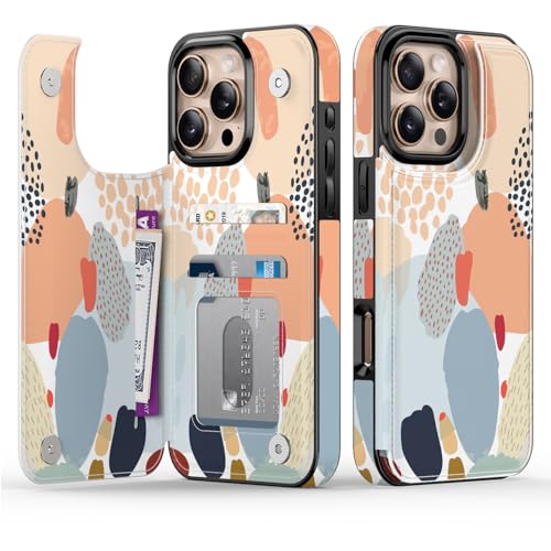 Goodon Schutzhülle für iPhone 16 Pro – Klapphülle aus Leder mit trendigem Blumendesign, 3 Kartenfächern und Ständerfunktion, stilvolle Schutzhülle für Damen und Mädchen – bunter Kaktus Goodon Schutzhülle für iPhone 16 Pro – Klapphülle aus Leder mit trendigem Blumendesign, 3 Kartenfächern und Ständerfunktion, stilvolle Schutzhülle für Damen und Mädchen – bunter Kaktus von Goodon