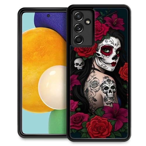 Goodsprout Kompatibel mit Samsung Galaxy A13 5G Hülle, Lady Rose Skull Amazing Pattern Design Shockproof Anti-Scratch Hard PC Back Case for Samsung Galaxy A13 5G Case Goodsprout Kompatibel mit Samsung Galaxy A13 5G Hülle, Lady Rose Skull Amazing Pattern Design Shockproof Anti-Scratch Hard PC Back Case for Samsung Galaxy A13 5G Case von Goodsprout