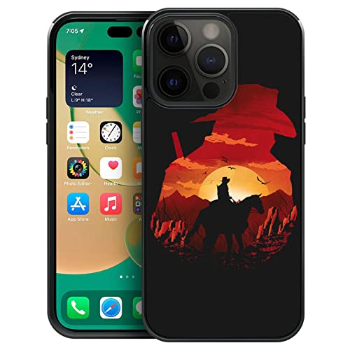 Goodsprout Kompatibel mit iPhone 14 Pro Hülle, The World of Sunset Pattern Protection Shockproof Soft Silicone TPU Non-Slip Back for Apple iPhone 14 Pro von Goodsprout