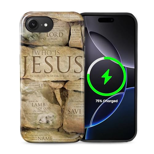 Goodsprout Schutzhülle für iPhone 16e für MagSafe Glänzende Hartschale Acryl und Silikon Soft Shell Kombination Telefonstil 2-in-1 christlicher Glaube Jesus Muster Goodsprout Schutzhülle für iPhone 16e für MagSafe Glänzende Hartschale Acryl und Silikon Soft Shell Kombination Telefonstil 2-in-1 christlicher Glaube Jesus Muster von Goodsprout