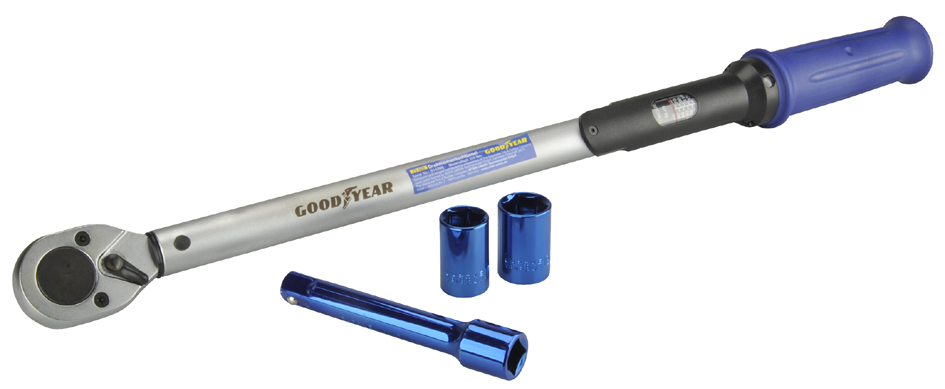 GOODYEAR Drehmomentschlüssel, mit rutschsicherem Griff GOODYEAR Drehmomentschlüssel, mit rutschsicherem Griff von Goodyear