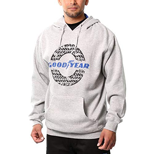 Goodyear Arbeitskleidung GYSWT024 Herren Pullover Thermal Graphischer Druck der Arbeit mit Kapuze Känguru-Tasche Hoodie, Grau Marl, 2X-Large Goodyear Arbeitskleidung GYSWT024 Herren Pullover Thermal Graphischer Druck der Arbeit mit Kapuze Känguru-Tasche Hoodie, Grau Marl, 2X-Large von Goodyear