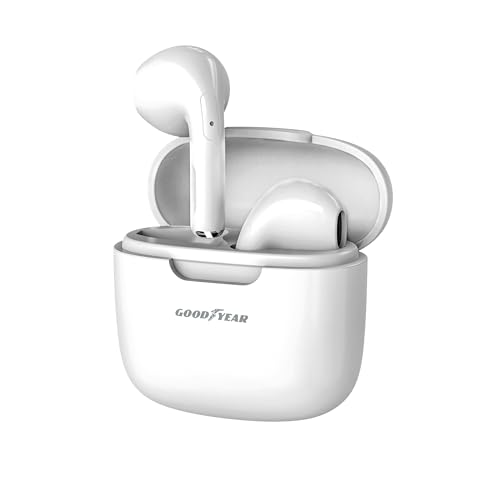Goodyear Kabellose Kopfhörer mit 60 Stunden Ladeetui, Bluetooth 5.3 Kopfhörer, In-Ear, USB-C Ladekabel im Lieferumfang enthalten, True Wireless Stereo, Surround-Sound, Mikrofon und Touch Controls, Goodyear Kabellose Kopfhörer mit 60 Stunden Ladeetui, Bluetooth 5.3 Kopfhörer, In-Ear, USB-C Ladekabel im Lieferumfang enthalten, True Wireless Stereo, Surround-Sound, Mikrofon und Touch Controls, von Goodyear
