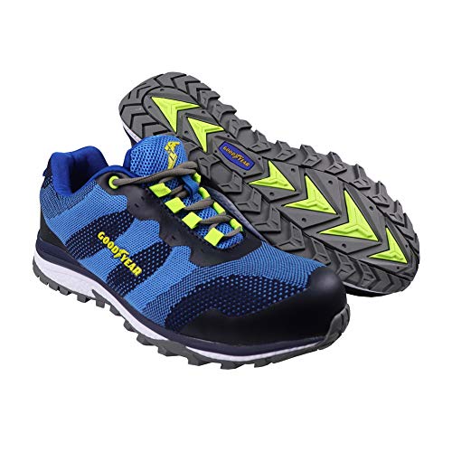 Goodyear Workwear GYSHU1573 leichter Arbeits-Sicherheitsschuh, Halbschuh, für Herren, nicht metallische Zehenkappe und Zwischensohle aus Verbundmaterial, S1P/SRA, blau, Größe 45 Goodyear Workwear GYSHU1573 leichter Arbeits-Sicherheitsschuh, Halbschuh, für Herren, nicht metallische Zehenkappe und Zwischensohle aus Verbundmaterial, S1P/SRA, blau, Größe 45 von Goodyear