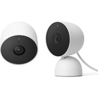 Google Nest Cam (mit Akku) + Google Nest Cam (Indoor mit Kabel) von Google Nest