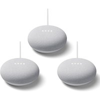 Google Nest Mini 3er-Pack - Smarter Lautsprecher mit Sprachsteuerung von Google Nest