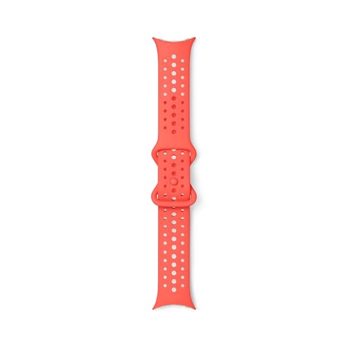 Active Sportarmband für die Google Pixel Watch – Nur mit der Pixel Watch 3 (45 mm) kompatibel – Coral, Large von Google