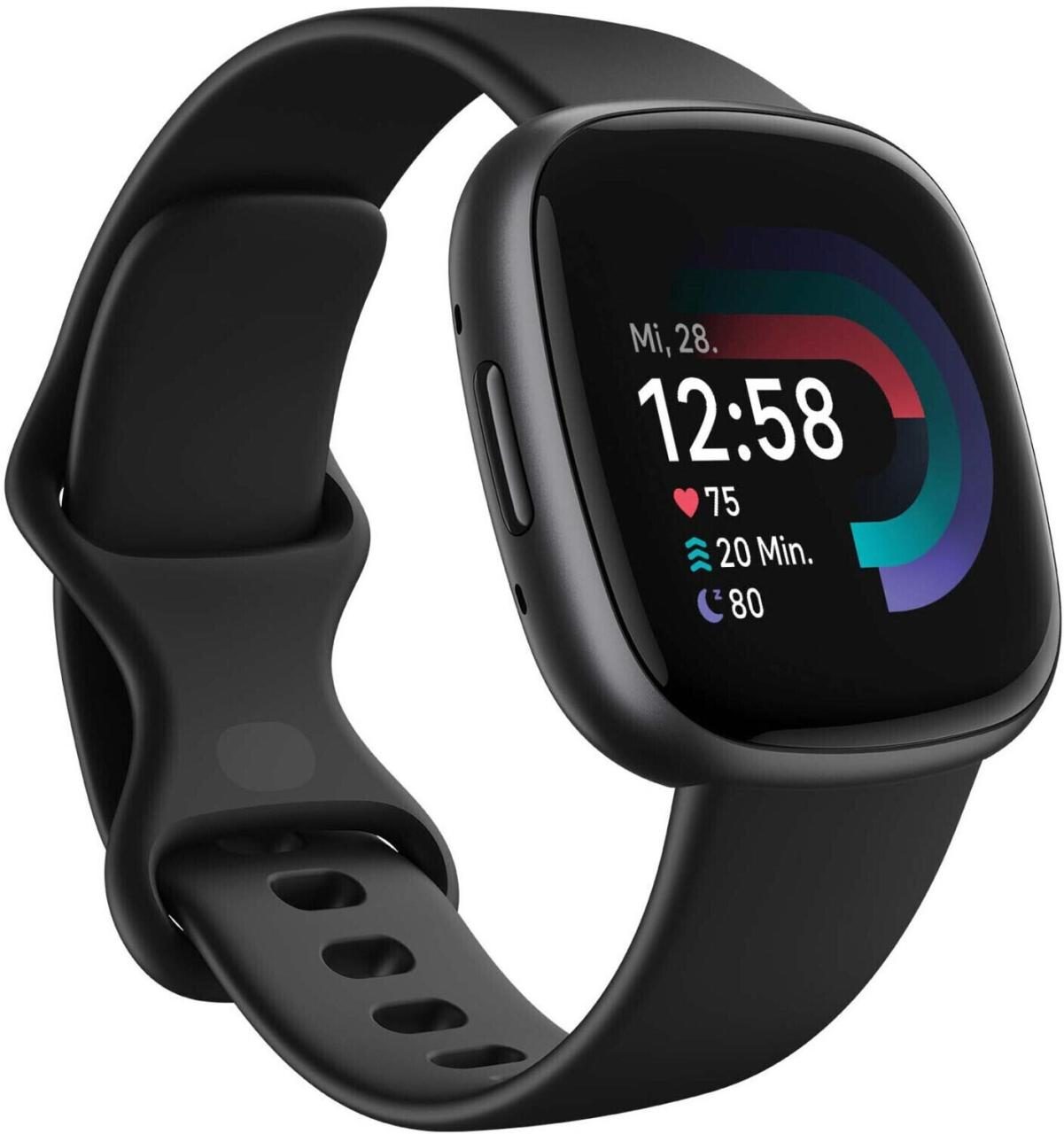 Fitbit Versa 4 Fitness-Smartwatch, Graphit/Schwarz Fitbit Versa 4 Fitness-Smartwatch, Graphit/Schwarz von Google