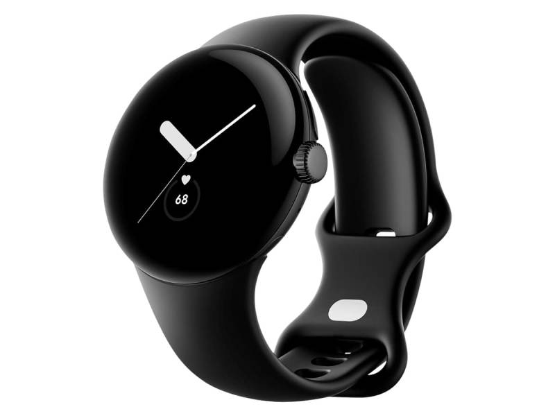 GOOGLE Smartwatch Pixel Watch 4G Matte Black Sportarmband Obsidian von Google