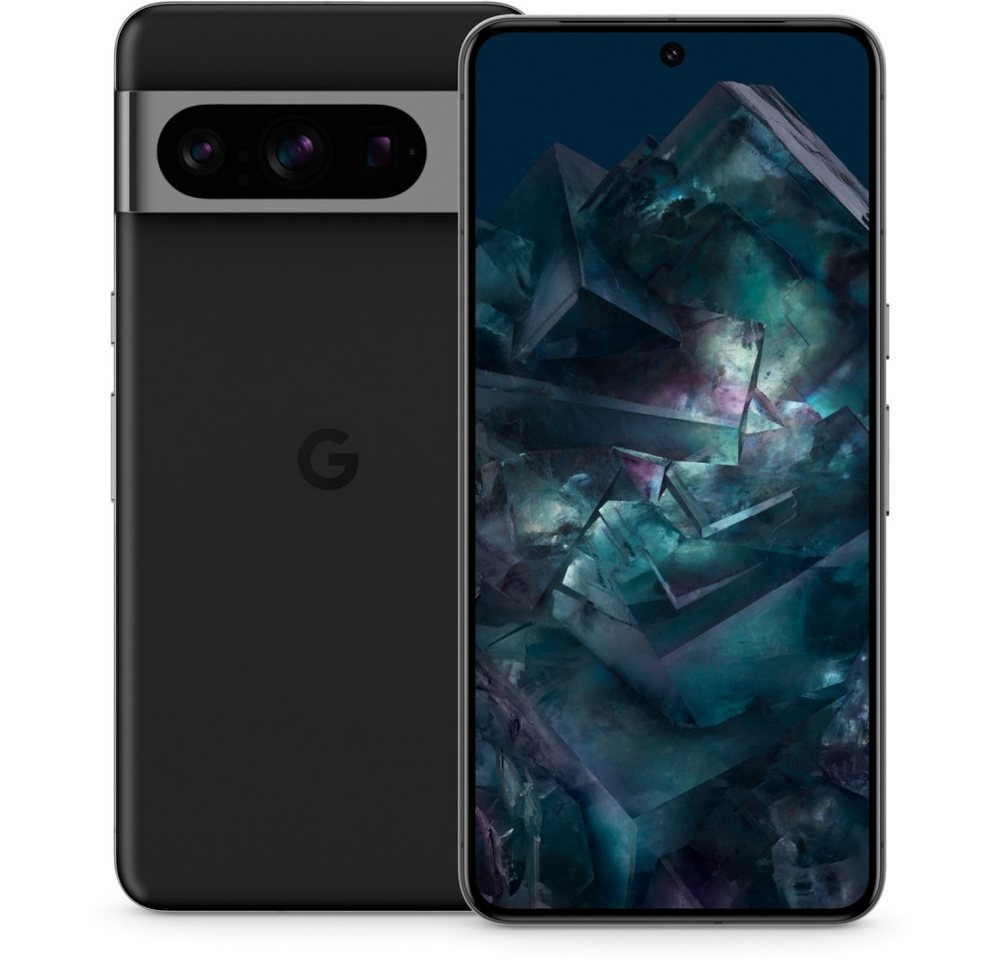 Google Google Pixel 8 Pro (128GB) Smartphone obsidian. Smartphone (6.7 Zoll, Kabellose Schnellladung) von Google