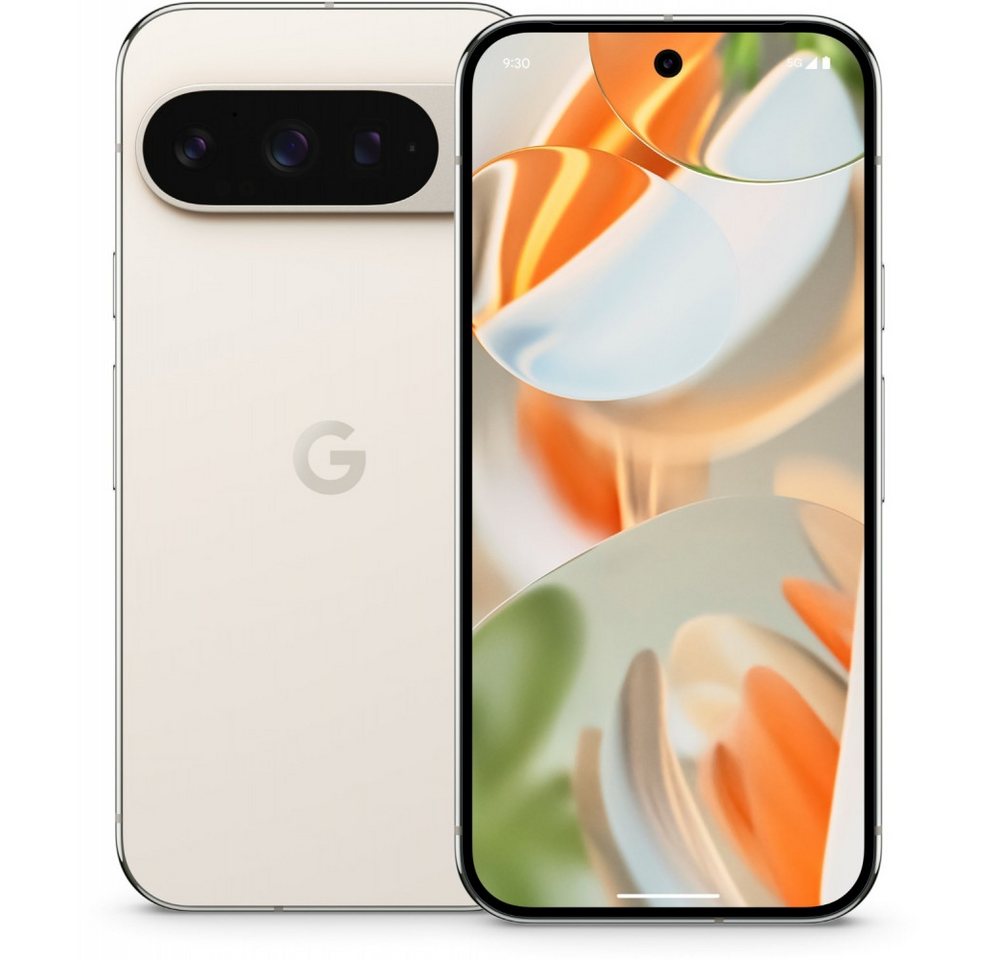 Google Google Pixel 9 Pro 256GB Smartphone Porcelain Smartphone (6.3 Zoll, 256 GB Speicherplatz, 4K-Filmaufnahmen) von Google