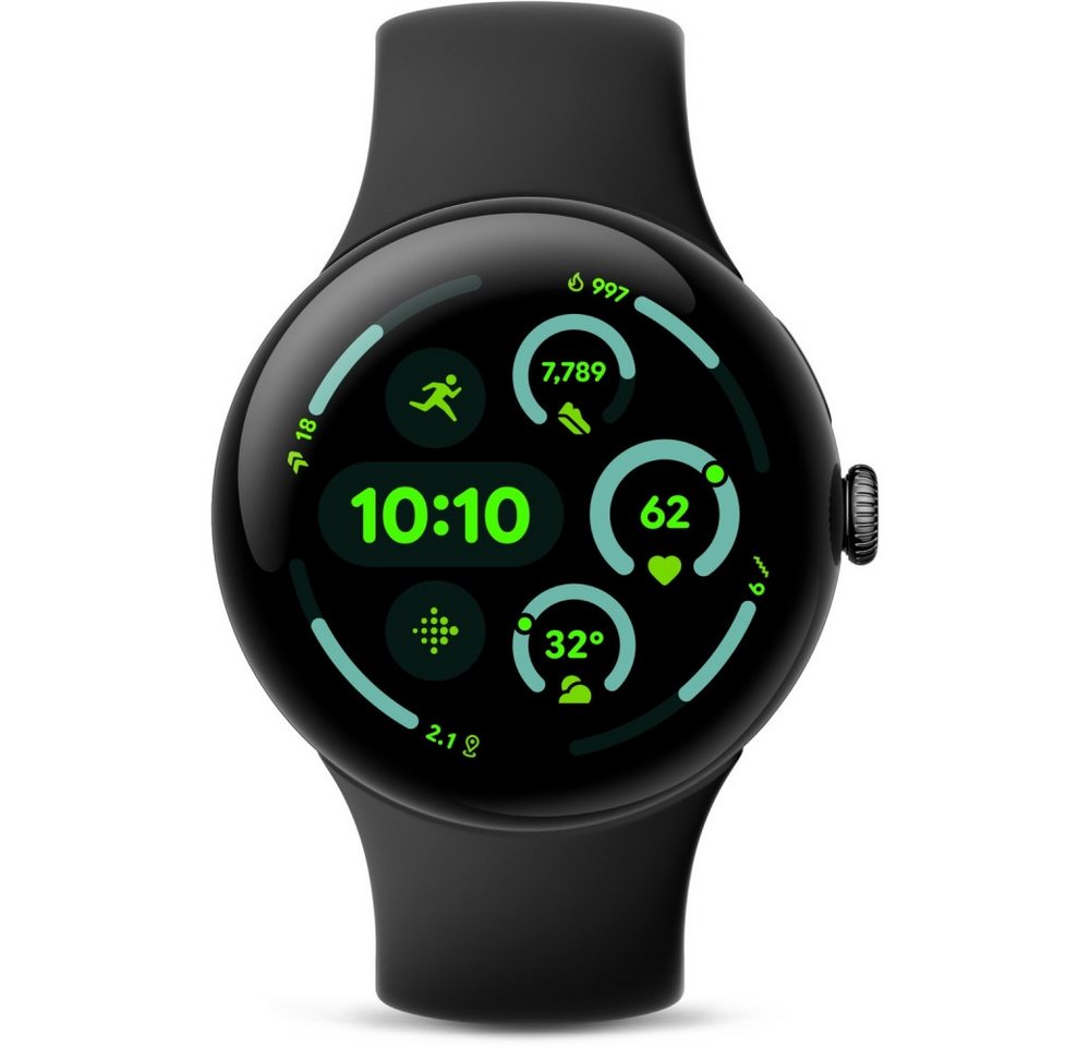 Google Google Pixel Watch 3 41mm LTE Smartwatch obsidian - Uhr Smartwatch, Hochwertiges Actua-Display Google Google Pixel Watch 3 41mm LTE Smartwatch obsidian - Uhr Smartwatch, Hochwertiges Actua-Display von Google
