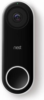 Nest Hello Video-Zugangssystem 3 MP Schwarz (NC5100GB) von Google