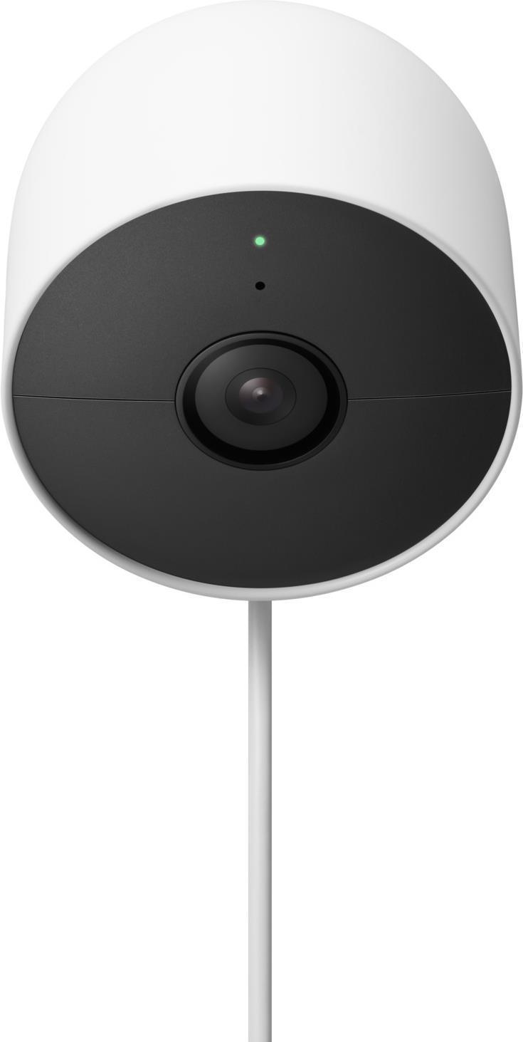 Google Nest Cam - Netzwerk-Überwachungskamera - Außenbereich, Innenbereich - wetterfest - Farbe (Tag&Nacht) - 2 MP - 1920 x 1080 - 1080p - Audio - drahtlos - Wi-Fi - H.264 von Google