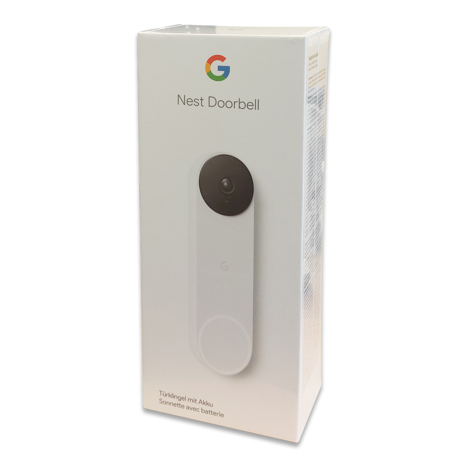 Google Nest Doorbell mit Akku, Videotürklingel weiß von Google