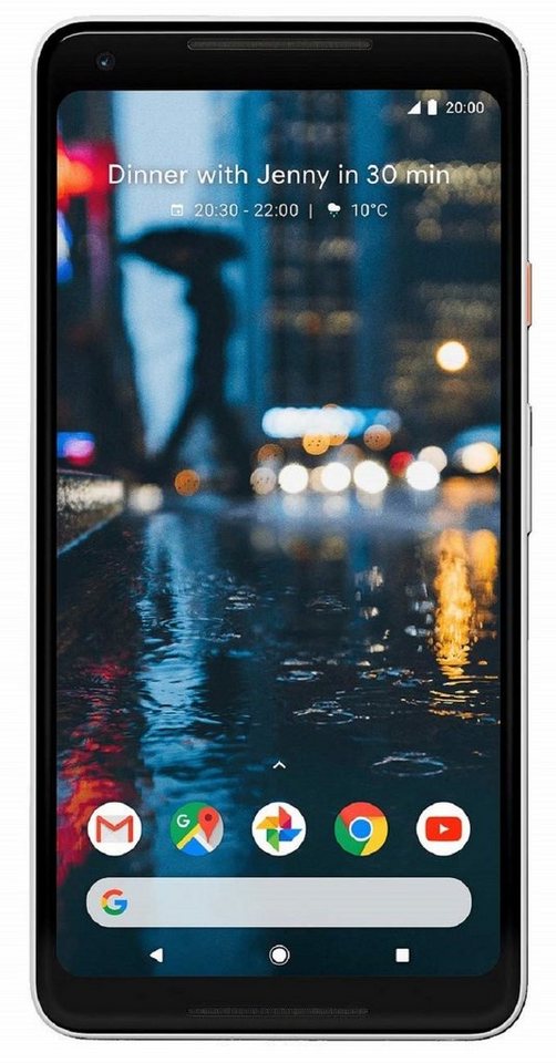 Google Pixel 2 XL Smartphone (15,24 cm/6 Zoll, 64 GB Speicherplatz, 12,2 MP Kamera, Mit optischem Bildstabilisator) von Google