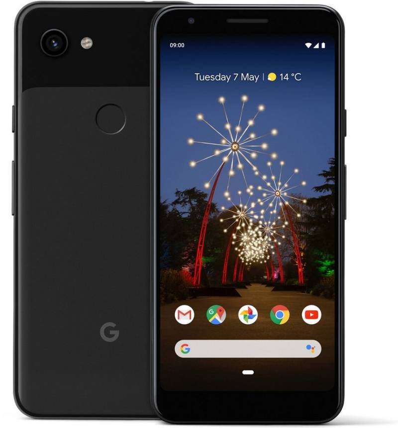 Google Pixel 3a XL G020B 64GB Just Black Smartphone Smartphone (15,24 cm/6 Zoll, 64 GB Speicherplatz, 12.2 MP Kamera, Titan M Sicherheitsmodul) von Google