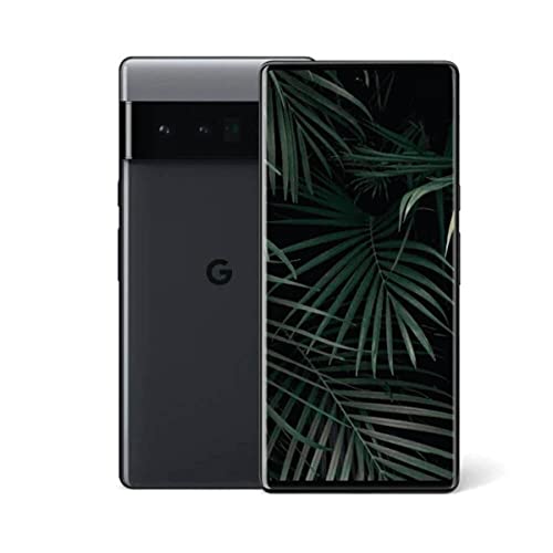 Google Pixel 6 Pro – Smartphone Android 5G entsperrt mit 50 MP Kamera und Weitwinkelobjektiv – [128 GB] – [Carbonschwarz] FR-Version (generalüberholt) von Google