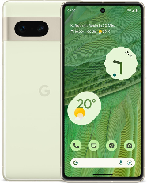 Google Pixel 7 128GB Dual-SIM lemongrass Google Pixel 7 128GB Dual-SIM lemongrass von Google