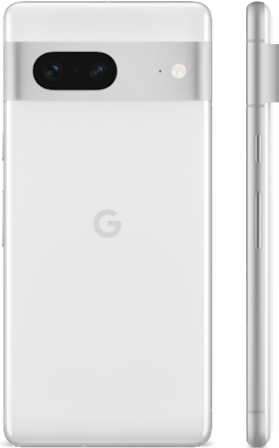 Google Pixel 7 - 5G Smartphone - Dual-SIM - RAM 8 GB / Interner Speicher 256 GB - OLED-Display - 6.3 - 2400 x 1080 Pixel (90 Hz) - 2 x Rückkamera 50 MP, 12 MP - front camera 10,8 Megapixel - snow von Google