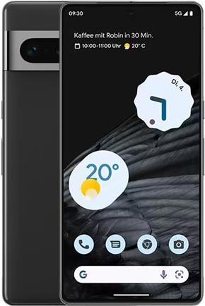 Google Pixel 7 Pro - 5G Smartphone - Dual-SIM - RAM 12 GB / Interner Speicher 128 GB - OLED-Display - 6.7 - 3120 x 1440 Pixel (120 Hz) - Triple-Kamera 50 MP, 48 MP, 12 MP - front camera 10,8 Megapixel - Obsidian von Google
