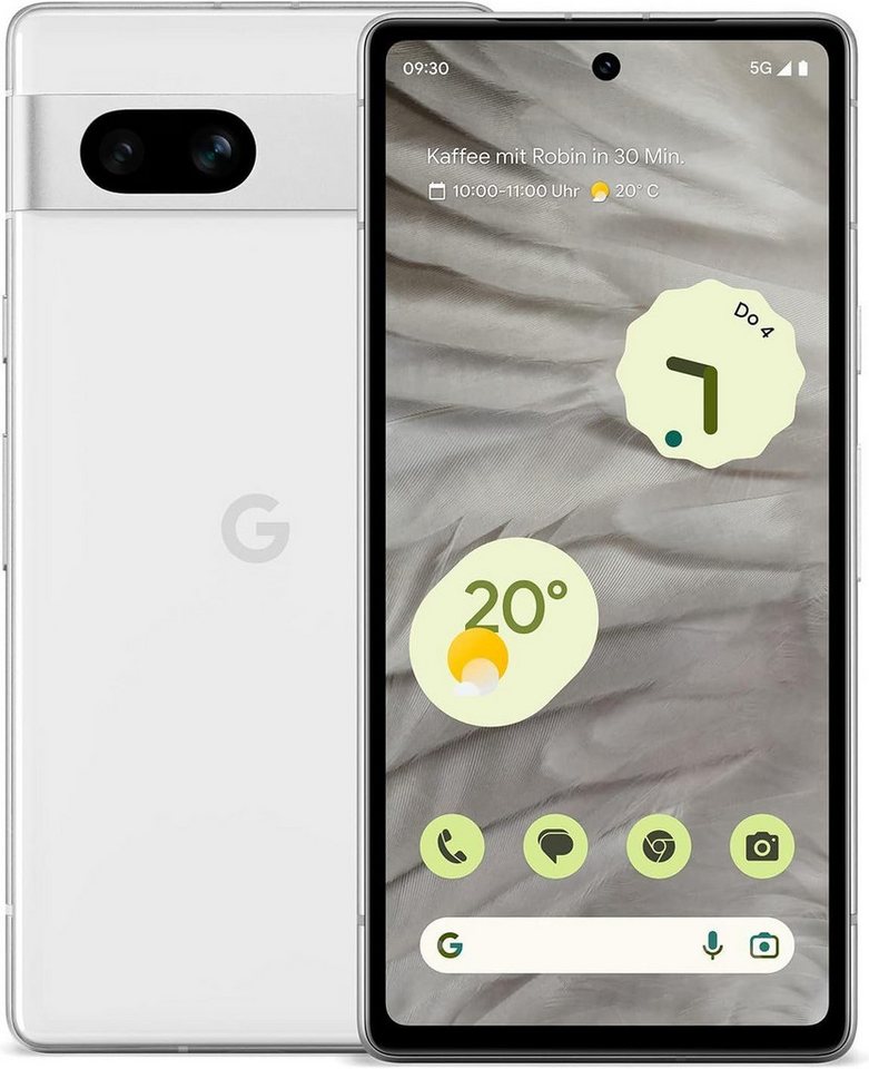 Google Pixel 7a, Smartphone ohne SIM-Lock, 5G Smartphone (17,00 cm/6.1 Zoll, 128 GB Speicherplatz, Handy, Smartphone, ohne Vertrag, Angebote, für Senioren) von Google