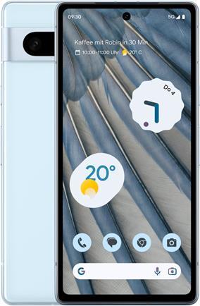 Google Pixel 7a - 5G Smartphone - Dual-SIM - RAM 8GB / Interner Speicher 128GB - OLED-Display - 6.1 - 2400 x 1080 Pixel (90 Hz) - 2 x Rückkamera 64 MP, 13 MP - front camera 13 MP - Sea (GA04275-GB) von Google
